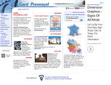 Tablet Screenshot of gard-provencal.com